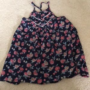 Hollister Floral High Neck Top